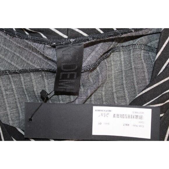 KEDEM SASSON OS 1 2 3 Black Stripe Pullover Poncho Top NWT - Picture 2 of 7